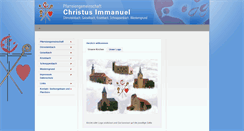Desktop Screenshot of pg-christus-immanuel.de